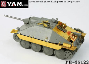 1/35 38式軽駆逐戦車 ヘッツァー 後期型ディテールパーツセット (タコム用)