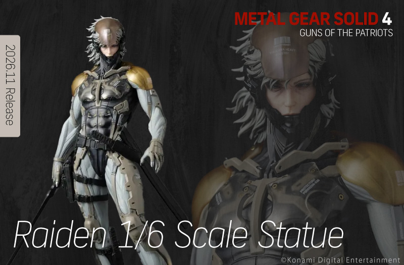 METAL GEAR SOLID 4 GUNS OF THE PATRIOTS 雷電 1/6スケールスタチュー｜Gecco｜METAL GEAR SOLID 4 | 雷電